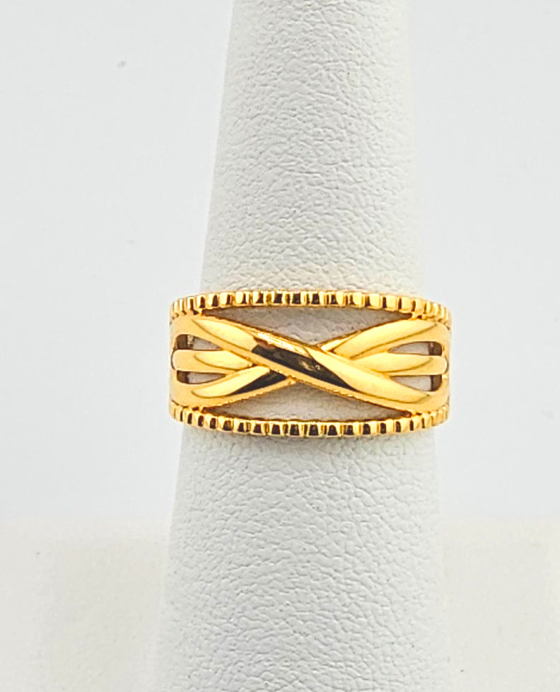 21K Ladies Infinity Ring