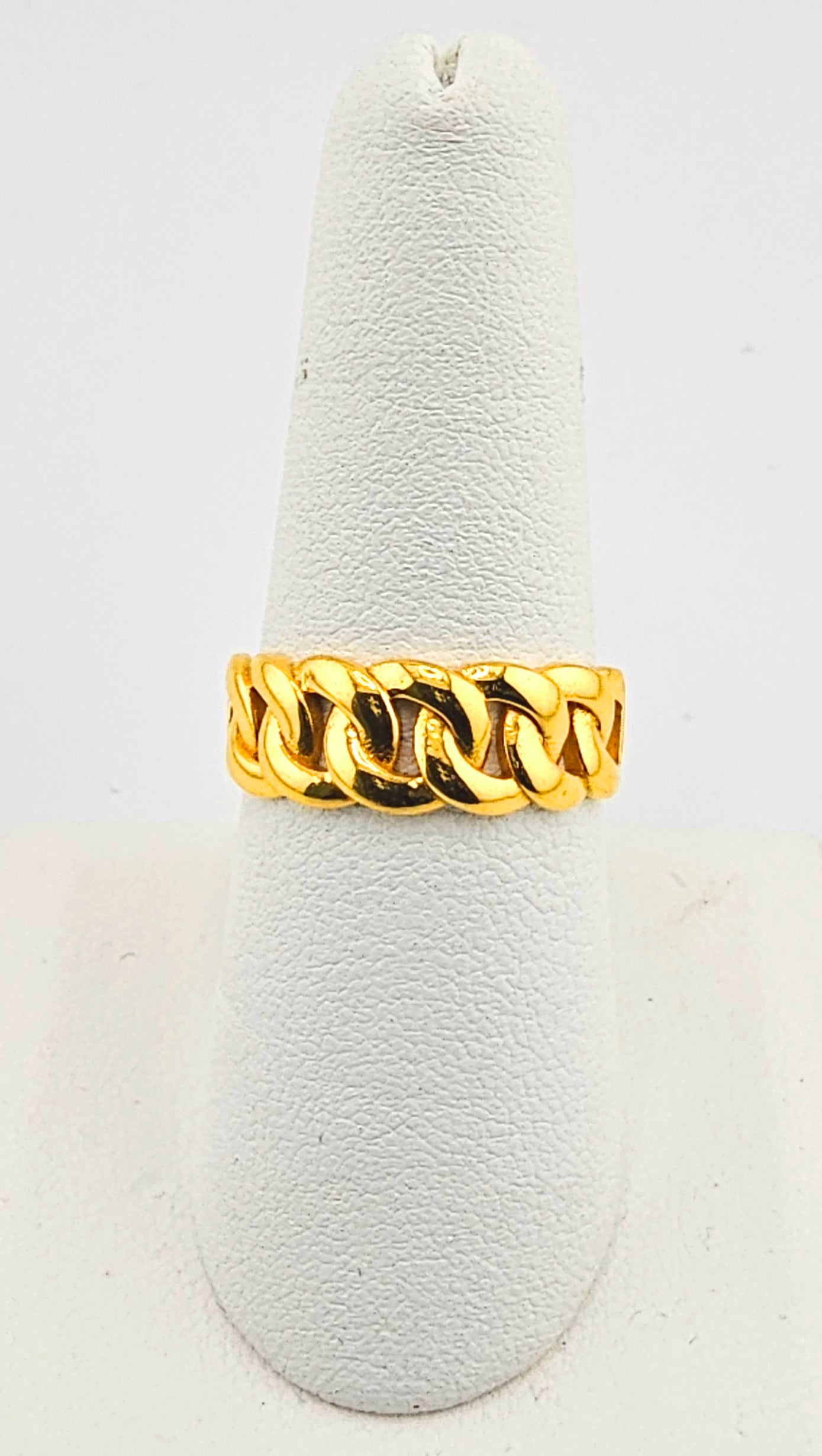 22K Chain Link style Ring