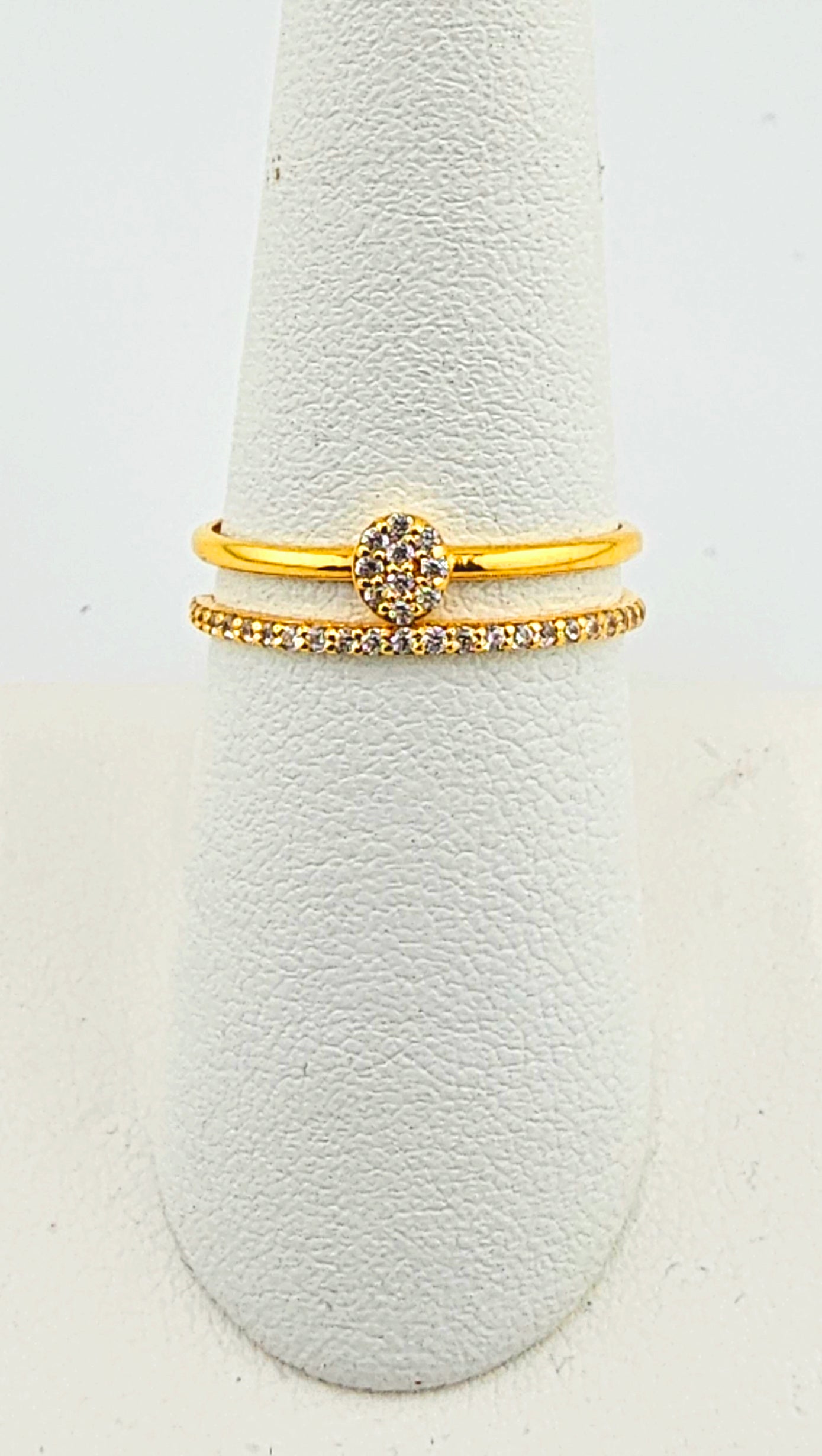 21K Petite Gem Ladies Ring
