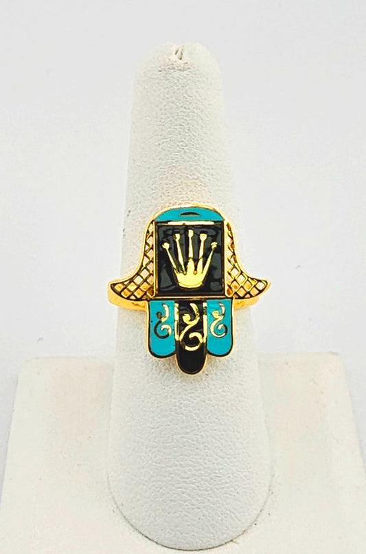 21K Modern Slim Shape Ring