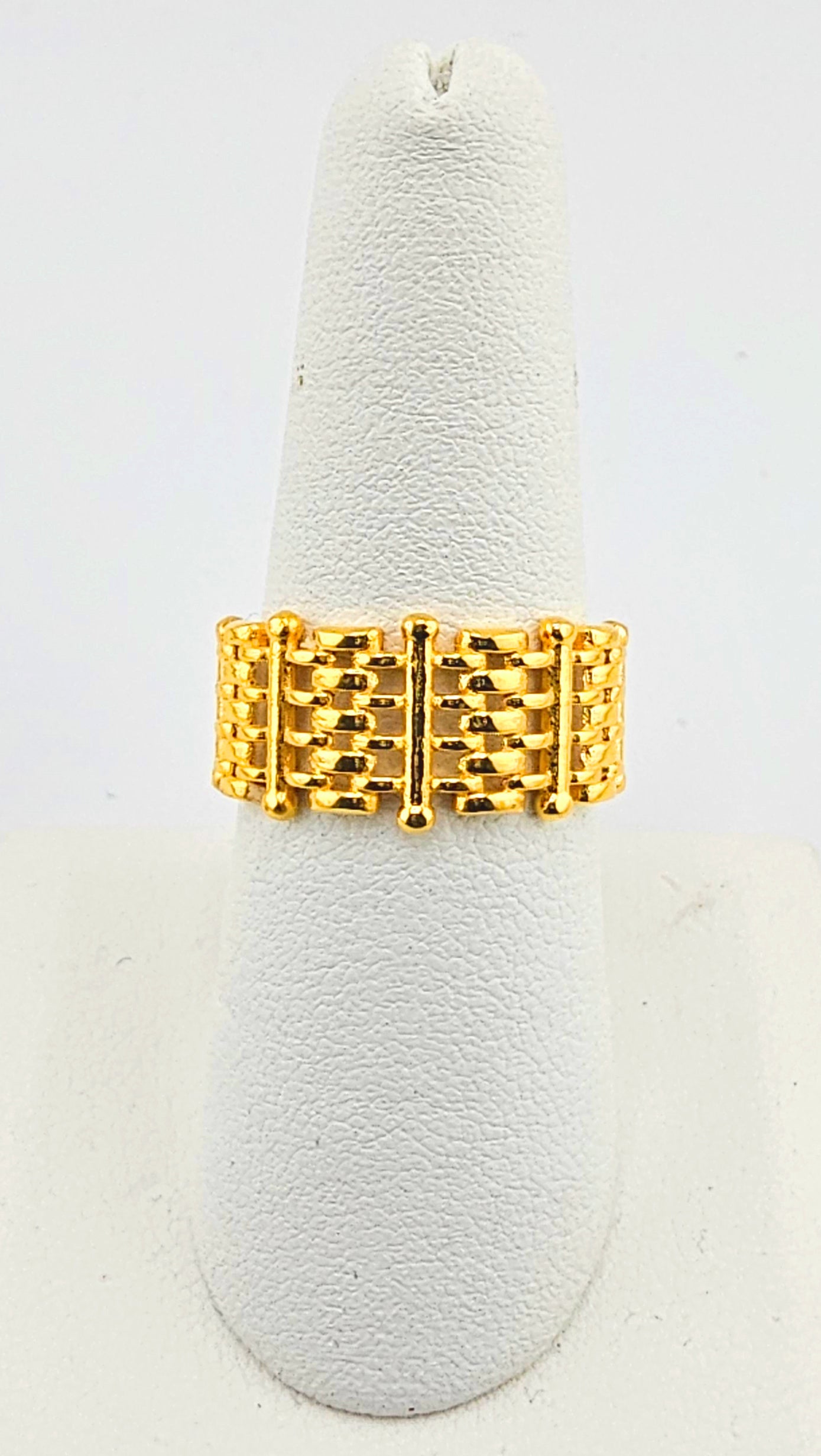 21K Beautiful Watch Link Ring