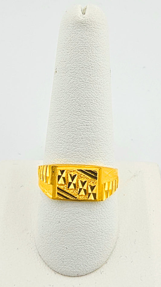22K Brilliant Men’s Ring