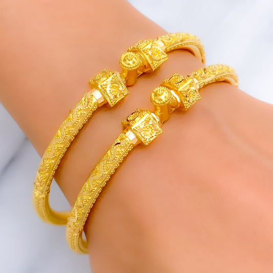 2pc 21k Bangle Set
